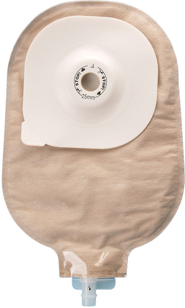 Moderma Flex, 1-dels urostomipose, Konveks, beige, Ø 15-38 mm