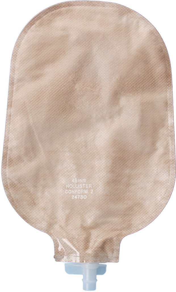 Conform 2, 2-dels urostomipose, Midi, beige, 55 mm ring