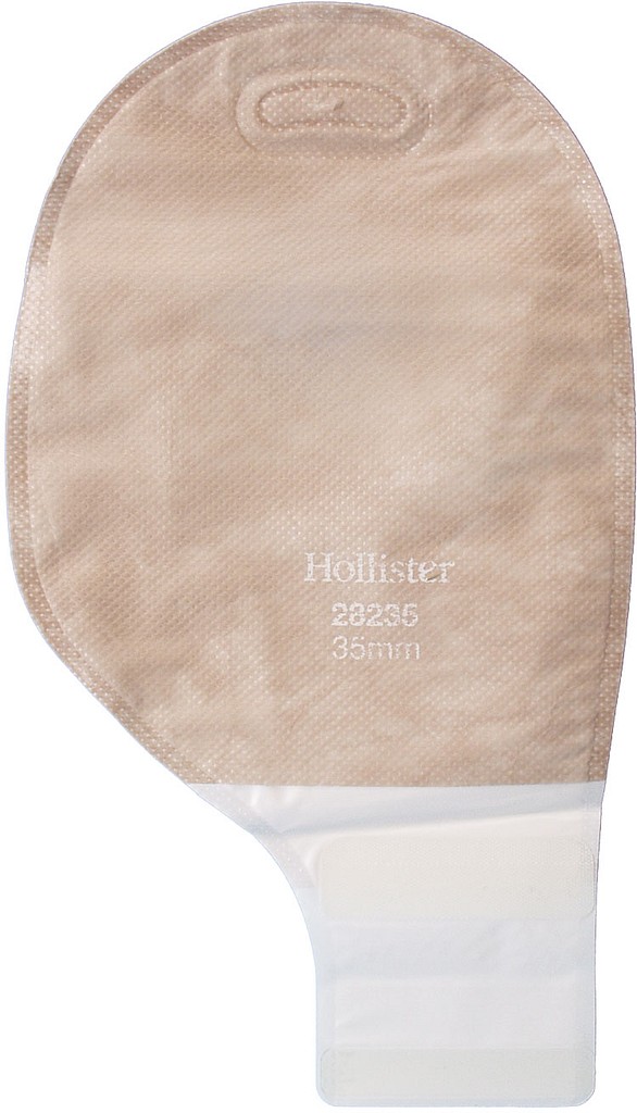 Moderma Flex, 1-dels ileostomipose, Midi, Lock'n Roll udløb, beige, Ø 35 mm
