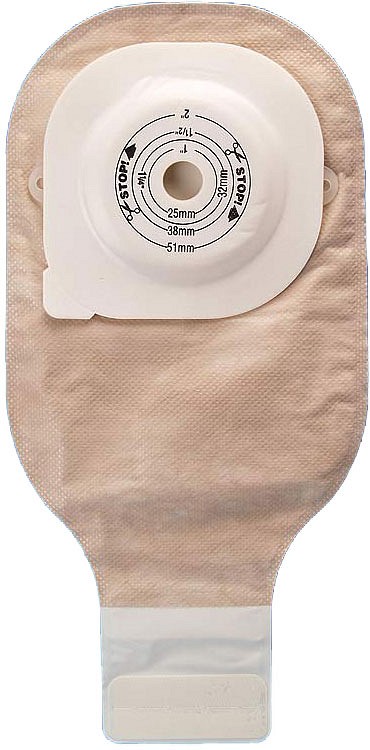 Moderma Flex SoftFlex konveks, 1-dels ileostomipose, Maxi, beige, Ø 35 mm