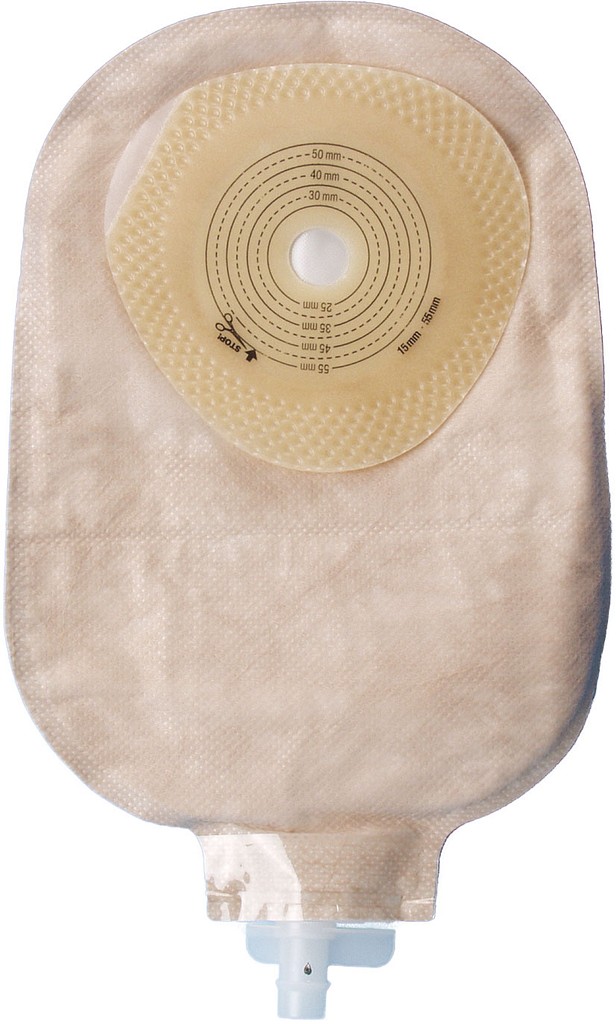 Moderma Flex, 1-dels urostomipose, beige, Ø 15-55 mm