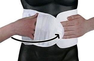 Fulcionel, kompressionsbælte, 16cm bredt, 135-150 cm, beige, xx-large