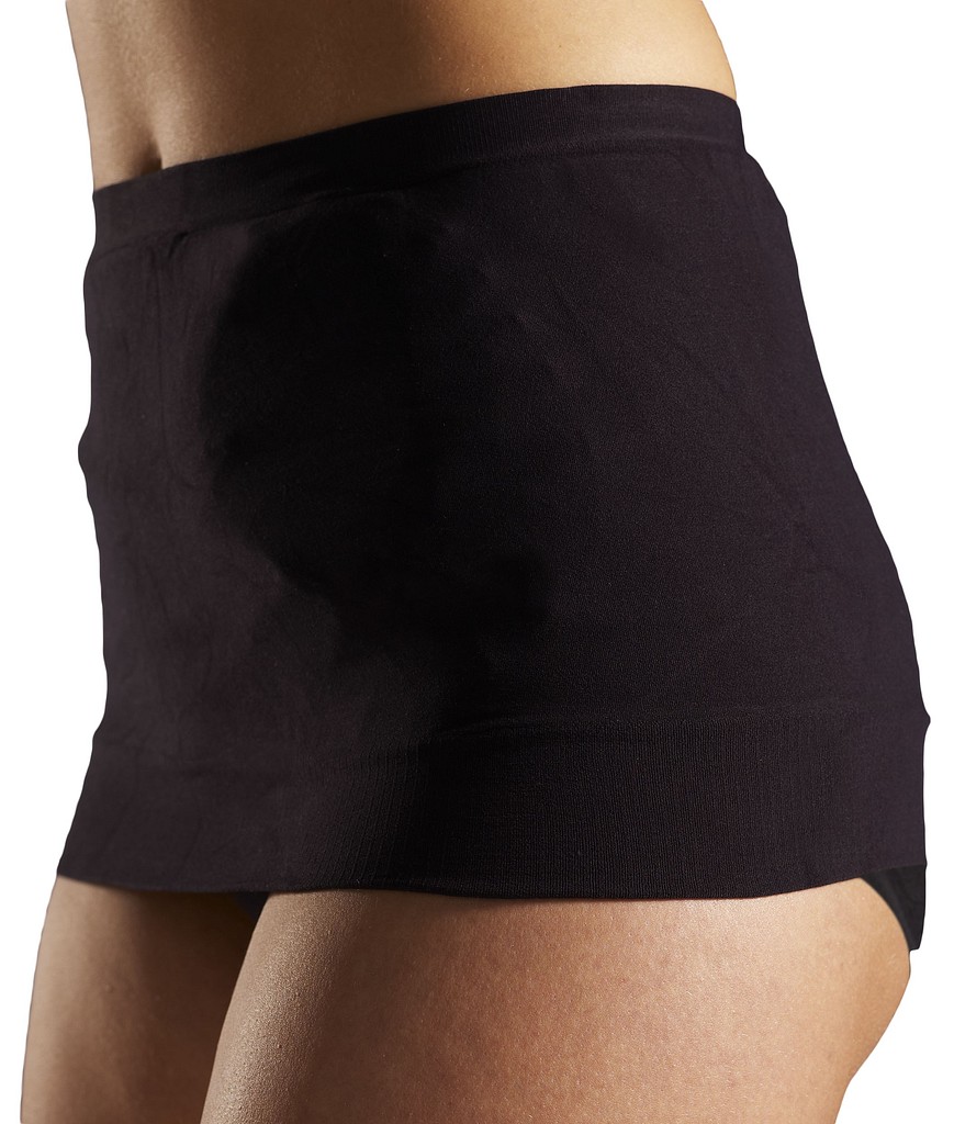 StomaSafe Plus, stomifiksering hoftemål 105-125cm microfiber sort, medium/large
