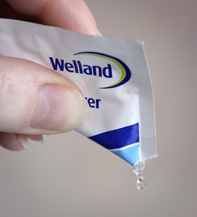 Welland, klæbefjerner uden alkohol, serviet