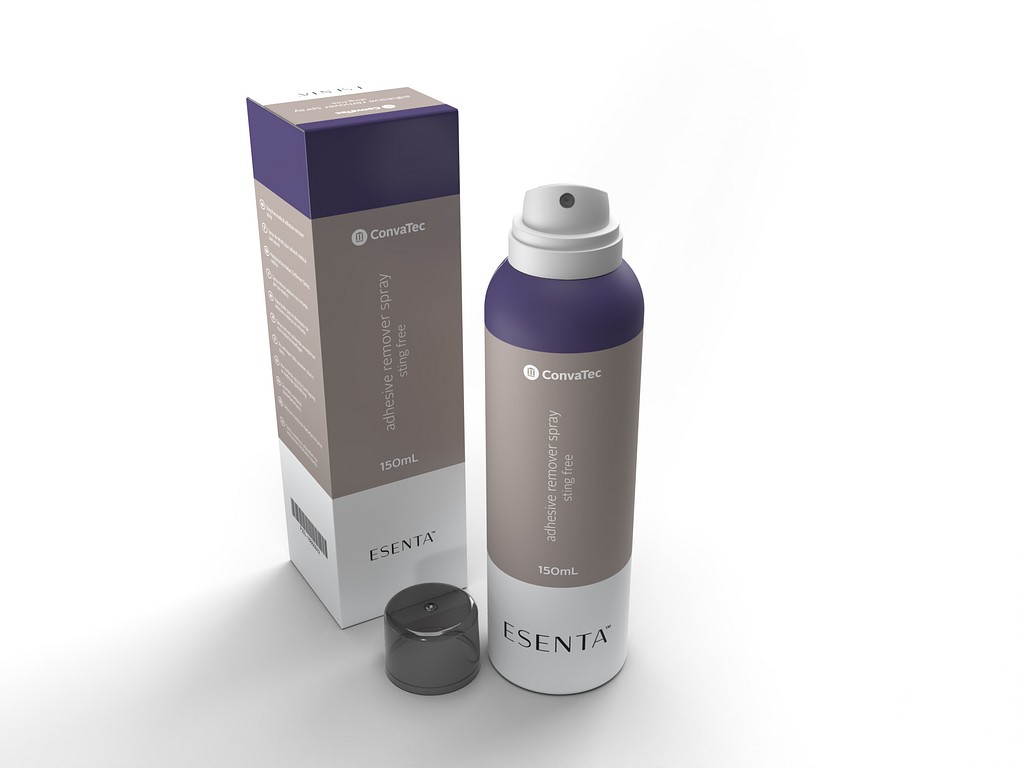 Esenta, klæbefjerner uden alkohol, spray, steril, 150 ml