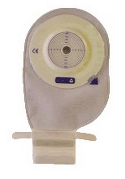 Eakin Pelican convex, 1-dels ileostomipose, Maxi, vindue, beige, Ø 12-40 mm