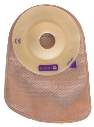 Eakin Pelican convex, 1-dels colostomipose, Maxi, vindue, beige, Ø 12-40 mm