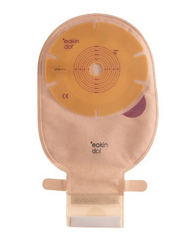 eakin dot, 1-dels ileostomipose, standard, vindue, beige, Ø 50 mm