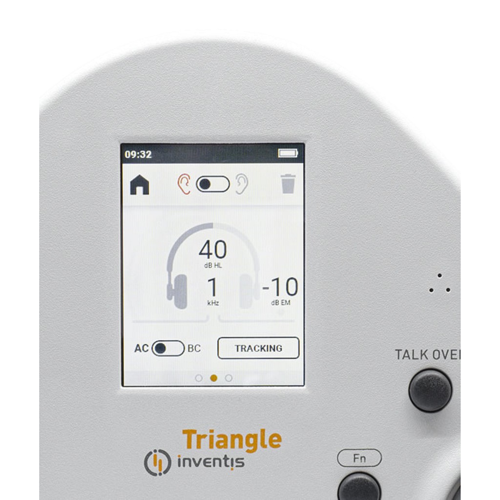Inventis, audiometer komplet med høretelefoner