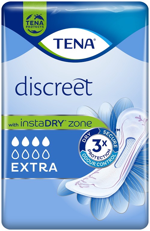 TENA Lady, dagbind extra, pakket enkeltvis