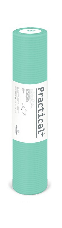Practical, 1-lags lejepapir, PE belagt, perforeret Grøn, 50 cm x 50 m