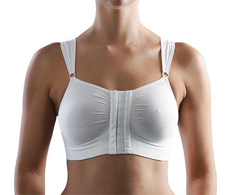 CareFix Post-Op Bra BH, Bella, hægte frontlukning, hvid (95-105), large