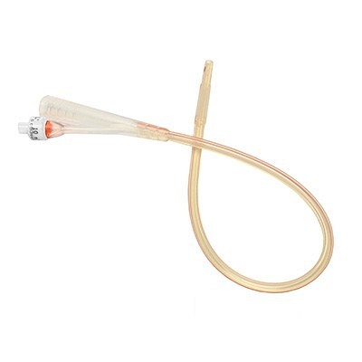 FolySil LT suprapubisk, 2-vejs ballonkateter, silikone, hvid, 40 cm, 10 ml, ch 12