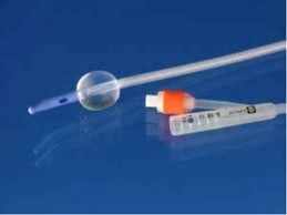 Fortune, Tiemann ballonkat., 42cm, 3/5ml, silikone, steril, ch 12
