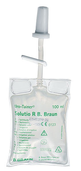 Uro-Tainer Solution R, skyllevæske til ballonkatetre, 6% citronsyre, st., 100 ml
