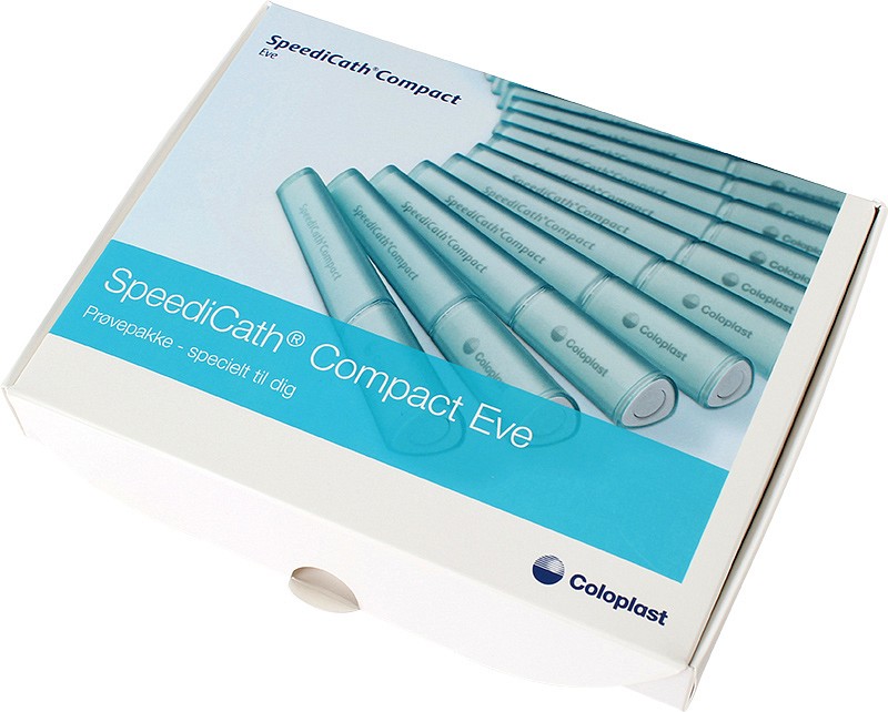 SpeediCath Compact Eve, kvindekateter, 8,3 cm, steril, PVC-fri, ch 10