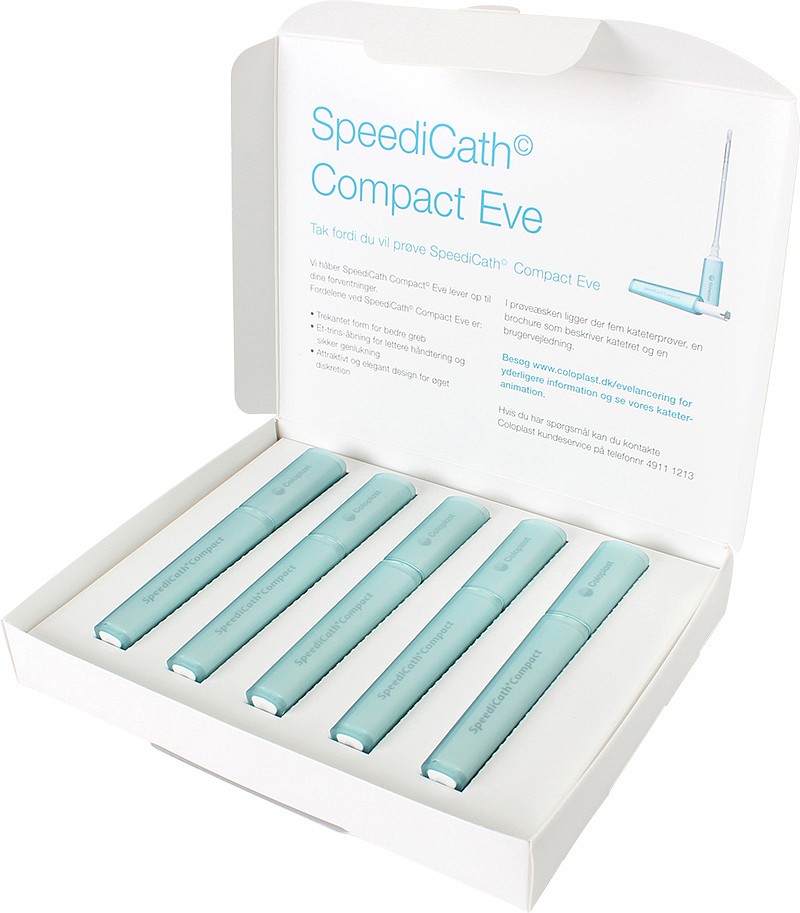 SpeediCath Compact Eve, kvindekateter, 8,3 cm, steril, PVC-fri, ch 14