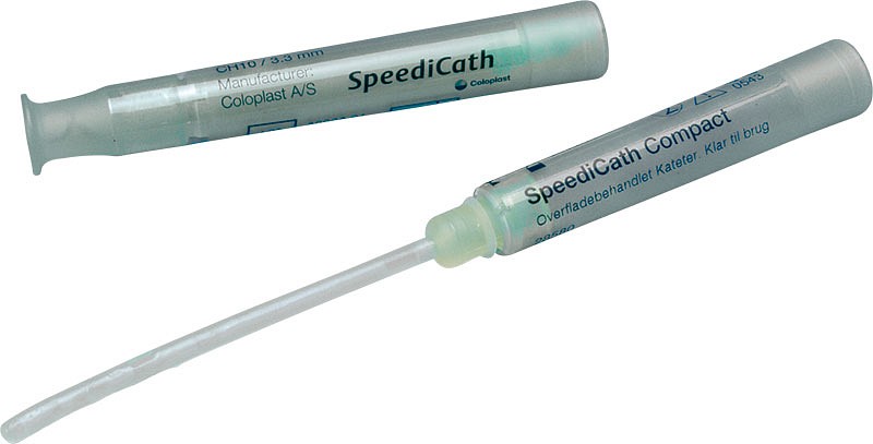 SpeediCath Compact, kvindekateter, 7 cm, steril, PVC-fri, ch 14