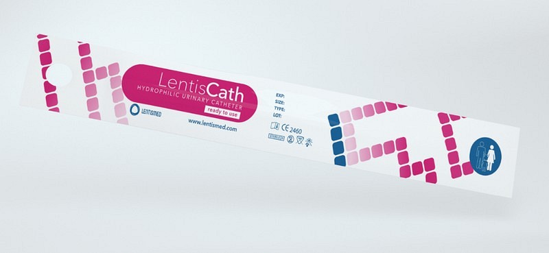 LentisCath, kvindekateter, hydrofil coated, 20 cm, steril, ch 10