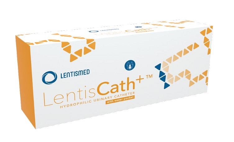 LentisCath Plus, børnekateter med vand, 19 cm, steril, ch 6