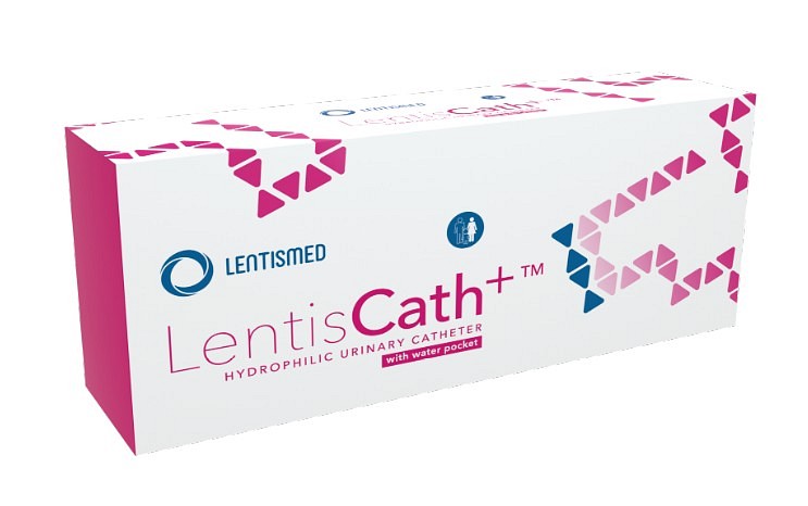 LentisCath Plus, kvindekateter med vand, 19 cm, steril, ch 16