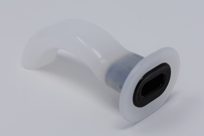 Pennine Guedel, tungeholder, sort, 60 mm, steril, nr 1
