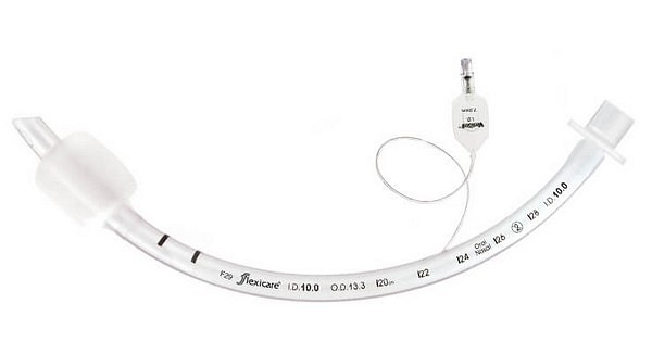 Flexicare Ventiseal tube, endotracheal oral/nasal, murphy eye, cuff st., str 10,5