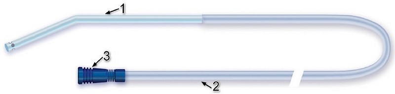 Extrudan, Std. sugesæt, 4øjne, ch 20, 220 mm, tragt, st, 300 ml