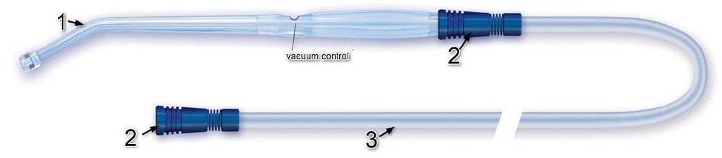 Extrudan, Sugesæt m/håndst, sump/diffus, VC, ch30, st, 210 cm