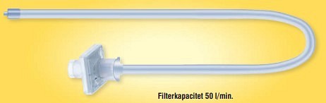 EXTRUDAN Multi Lumen, insufflationssl, filter 50L/min L/L ch 25, st, 300 cm