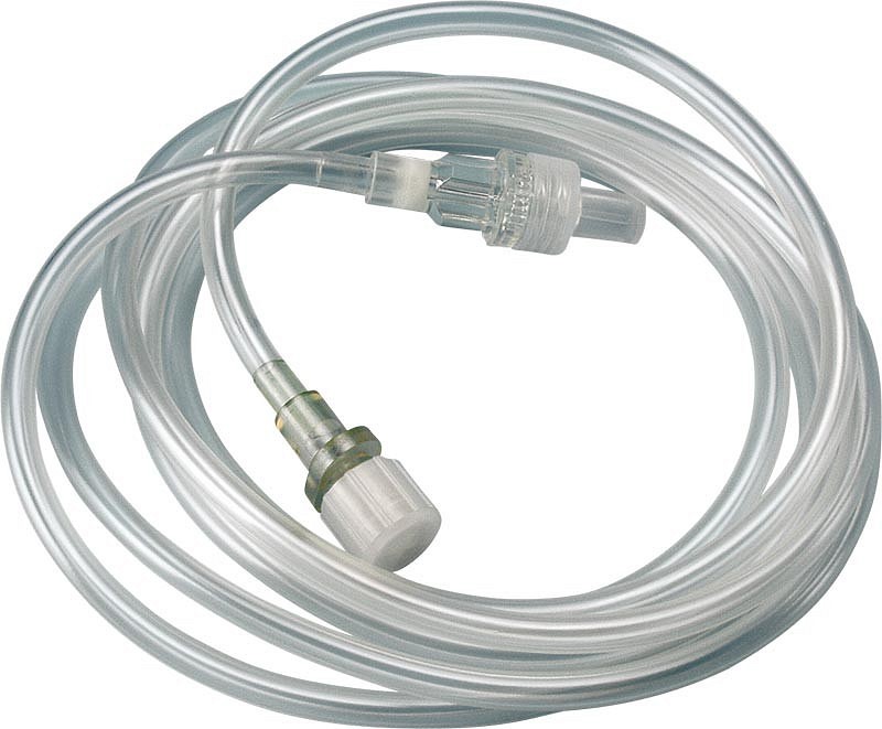 BRAUN, forlængerslange L/L, han/hun, hætte, steril, 75 cm