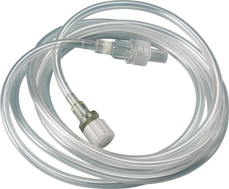 BRAUN, forlængerslange L/L, han/hun, hætte, steril, 140 cm