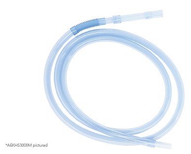 Pennine abortsugeslange, m/fleksibel slangestykke og swirvelhåndtag, steril, 2 m