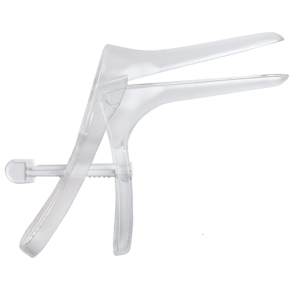 Easyspec vaginalspekulum, engangs, selvholdende, lille, usteril, hvid