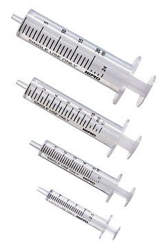 Nipro, sprøjte, luer, 2-komp, excentr. Skala 24 ml, Steri, 20 ml