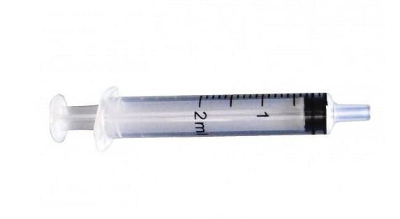 Nipro, sprøjte Luer 3-komponent, steril, 2 ml