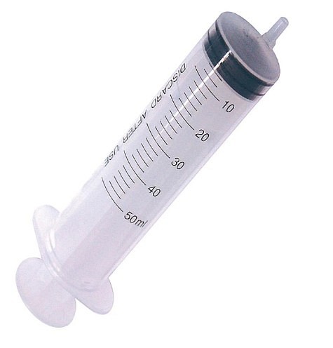 Nipro, sprøjte Luer 3-komponent, excentrisk, steril, 50 ml