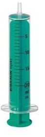 Injekt 2-komponentsprøjte, luer, grønt stempel, steril, 20 ml