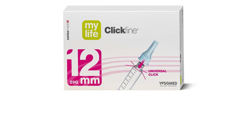mylife Clickfine, penkanyle, 29Gx1/2in, steril, 12 mm x 0,33 mm (29G)