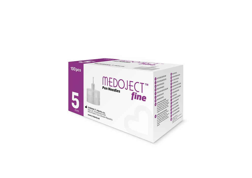 Medoject, penkanyle, violet, steril, 5 mm x 0,25 mm (31G)