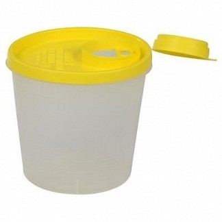 USON, kanylebeholder, transparent med kanyleaftræk, UN godkendt, 1,5 l