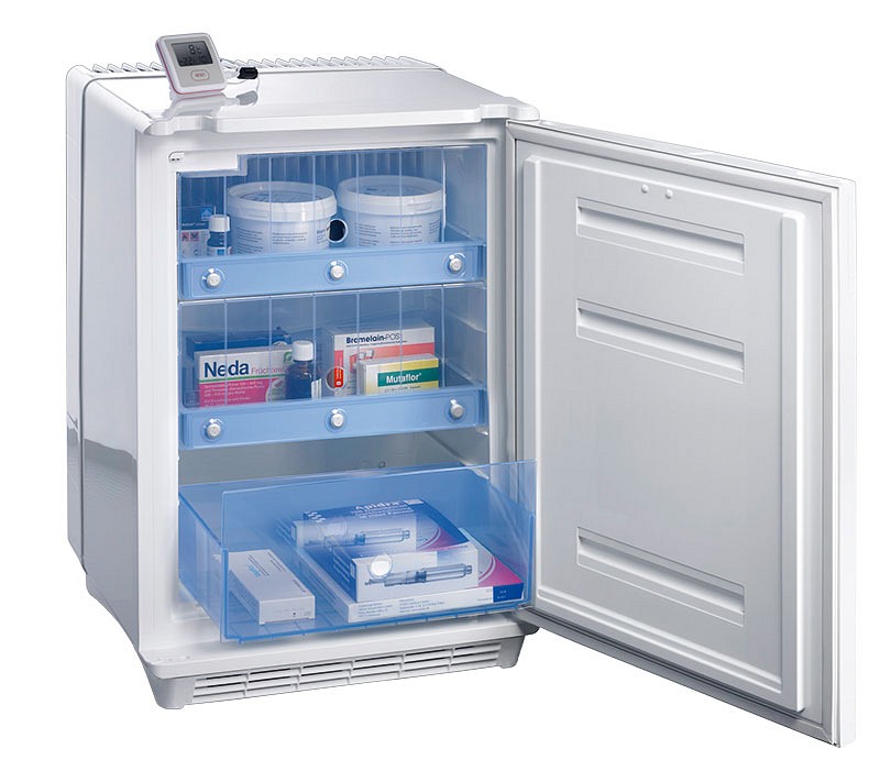 Dometic, medicinkøleskab inkl. lås & digital termometer 27L, 580 mm x 422 mm x 393 mm