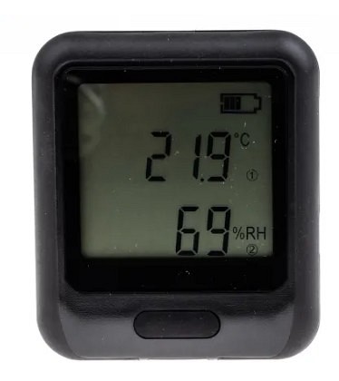Temperatur-logger, med stort display og Wi-fi opkobling