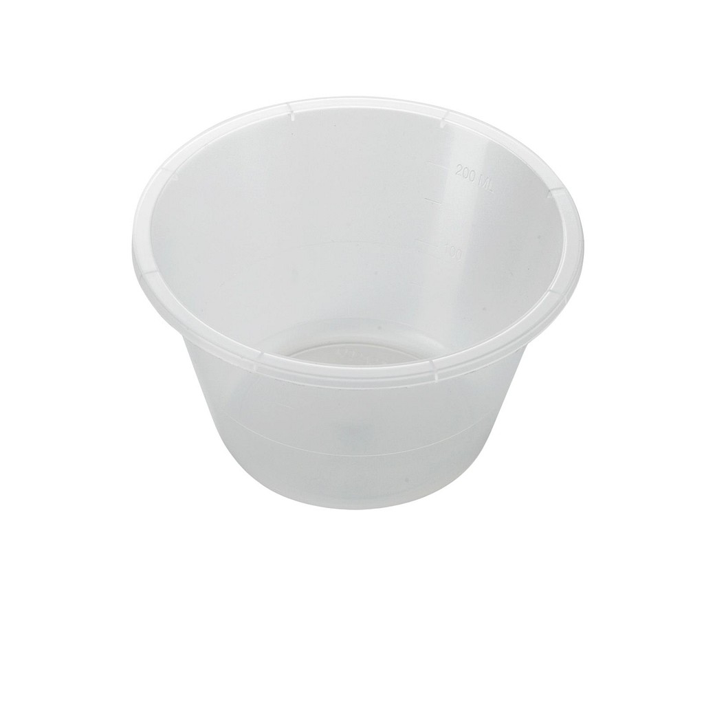 Sterilite, gallipot til autoklave, klar, PP, engangs, 250 ml