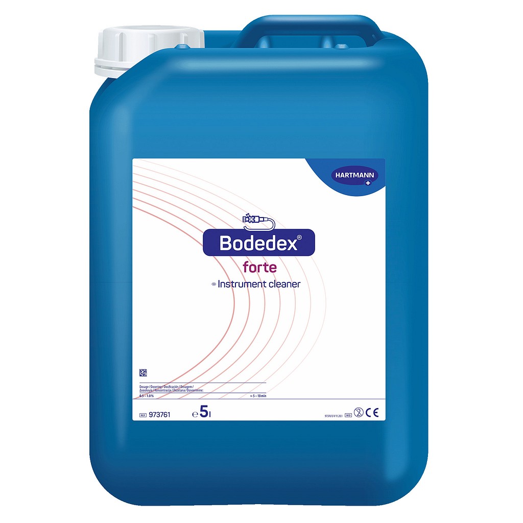 Bodedex forte, rengøringsmiddel til instrumenter, endoskoper mv., 5000 ml