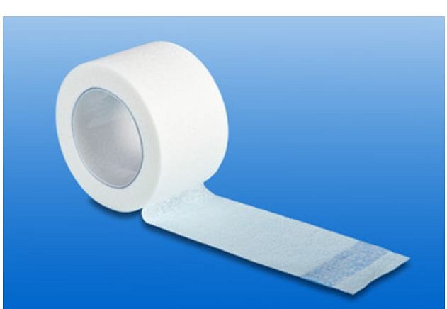 Rudapor, Fikseringstape, hvid, 1,25 cm x 9,14 m