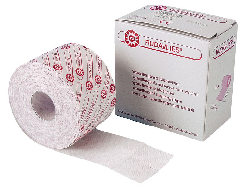 Rudavlies, fikseringsplaster, rulle, 5 cm x 10 m