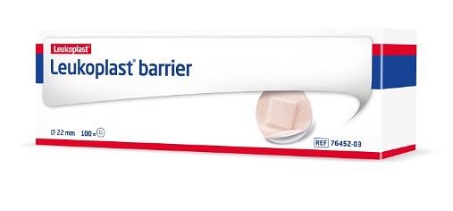 LEUKOPLAST Barrier, vandtæt plaster med kompres, steril, Ø 2,2 cm