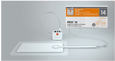 PICO 14, kit med pumpe og 2 bandager, steril, 10 cm x 20 cm