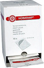 Nobatamp, gazemeche af tamponadebind, steril, 2 cm x 5 m